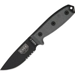 ESEE 3S Model 3 Part Serrated Fixed Blade Knife