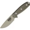 ESEE 3SKODT Model 3 Part Serrated Fixed Blade Knife With OD Green Canvas Micarta Handles 2 ESEE 3SKODT Model 3 Part Serrated Fixed Blade Knife With OD Green Canvas Micarta Handles -ESEE Knife Shop 142981 143010
