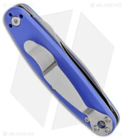ESEE Churp Liner Lock Knife Blue G-10 (2.75" Satin D2) 8 ESEE Churp Liner Lock Knife Blue G-10 (2.75" Satin D2) -ESEE Knife Shop BRK Designed by ESEE Churp LL Blue G 10 Satin BHQ 148921 jr side