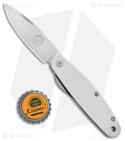ESEE Churp Liner Lock Knife White G-10 (2.75" Satin D2) 6 ESEE Churp Liner Lock Knife White G-10 (2.75" Satin D2) - Image 4