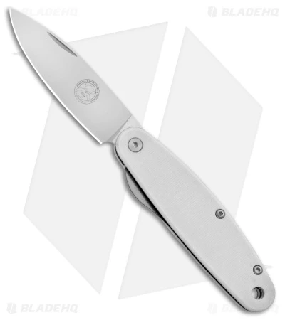 ESEE Churp Liner Lock Knife White G-10 (2.75" Satin D2) -ESEE Knife Shop BRK Designed by ESEE Churp LL White G 10 Satin BHQ 147399 jr