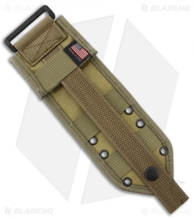 ESEE Knives ESEE-3 & ESEE-4 MOLLE Back Sheath Khaki ES42MBK 3 ESEE Knives ESEE-3 & ESEE-4 MOLLE Back Sheath Khaki ES42MBK