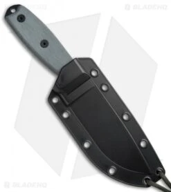 ESEE Knives ESEE-4S Fixed Blade Knife W/Clip Plate (4.5" Black Serr) 8 ESEE Knives ESEE-4S Fixed Blade Knife W/Clip Plate (4.5" Black Serr) -ESEE Knife Shop ESEE 4S Fixed Blade Black Serr ES4SB BHQ 46279 jr sheath