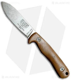 ESEE Ashley Emerson Game Knife Brown Micarta (3.5" SW S35VN) ESEE-AGK35V