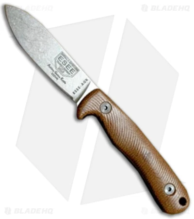 ESEE Ashley Emerson Game Knife Brown Micarta (3.5" SW S35VN) ESEE-AGK35V 3 ESEE Ashley Emerson Game Knife Brown Micarta (3.5" SW S35VN) ESEE-AGK35V