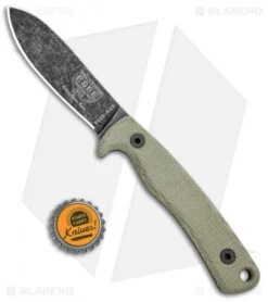 ESEE Ashley Game Knife Micarta (3.5" Black) ESEE-AGK 11 ESEE Ashley Game Knife Micarta (3.5" Black) ESEE-AGK -ESEE Knife Shop ESEE Ashley Emerson Hunting Micarta Black ESEE AGK BHQ 99072 jr bottlecap
