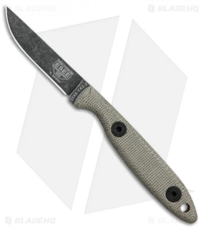 ESEE Camp-Lore Cody Rowen CR2.5 Bushcraft Fixed Blade Knife (2.5" Black SW) 3 ESEE Camp-Lore Cody Rowen CR2.5 Bushcraft Fixed Blade Knife (2.5" Black SW)