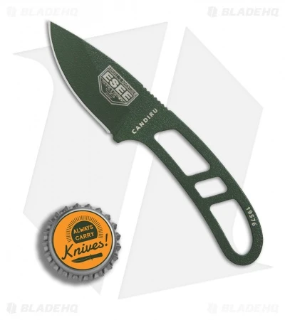 ESEE Candiru Fixed Blade Neck Knife (2" Olive Drab) 6 ESEE Candiru Fixed Blade Neck Knife (2" Olive Drab) - Image 4