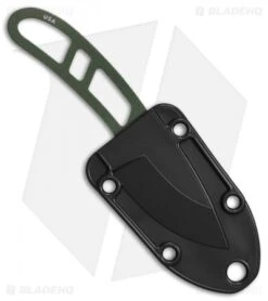 ESEE Candiru Fixed Blade Neck Knife (2" Olive Drab) 8 ESEE Candiru Fixed Blade Neck Knife (2" Olive Drab) -ESEE Knife Shop ESEE Candiru Neck Knife Olive Drab BHQ 11662 er sheath