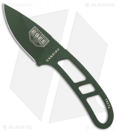 ESEE Candiru Fixed Blade Neck Knife (2" Olive Drab) 3 ESEE Candiru Fixed Blade Neck Knife (2" Olive Drab)