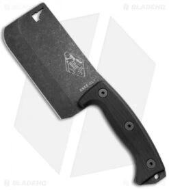 ESEE Knives Expat Cleaver Fixed Blade Knife Black G-10 (Black SW) CL-1