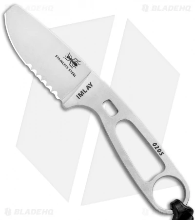 ESEE Imlay Knife W/ Sheath, Clip & Retention Strap, Black Sheath ESEE-IMLAY 3 ESEE Imlay Knife W/ Sheath, Clip & Retention Strap, Black Sheath ESEE-IMLAY