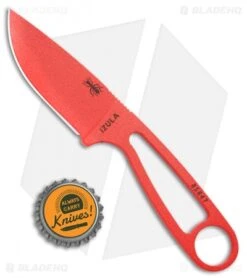 ESEE Izula Knife Fire Ant Red Survival Neck Knife 9 ESEE Izula Knife Fire Ant Red Survival Neck Knife -ESEE Knife Shop ESEE Izula Fire Ant Red Survival Neck Knfe IZULA R BHQ 10285 jr bottlecap