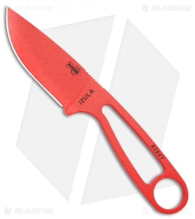 ESEE Izula Knife Fire Ant Red Survival Neck Knife 3 ESEE Izula Knife Fire Ant Red Survival Neck Knife
