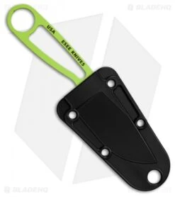 ESEE Izula Fixed Blade Neck Knife + Kit Extras (2.875" Venom Green) -ESEE Knife Shop ESEE Izula Neck Knife Kit Extras venom green BHQ 9859 er