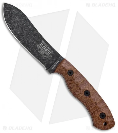ESEE JG5 Fixed Blade Knife Brown Micarta (4.8" Black Oxide) 3 ESEE JG5 Fixed Blade Knife Brown Micarta (4.8" Black Oxide)