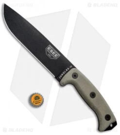 ESEE Junglas II Survival Fixed Blade Knife + Sheath (8.5" Black) 9 ESEE Junglas II Survival Fixed Blade Knife + Sheath (8.5" Black) -ESEE Knife Shop ESEE Junglas II Survival Black BHQ 75332 jr bottlecap 2