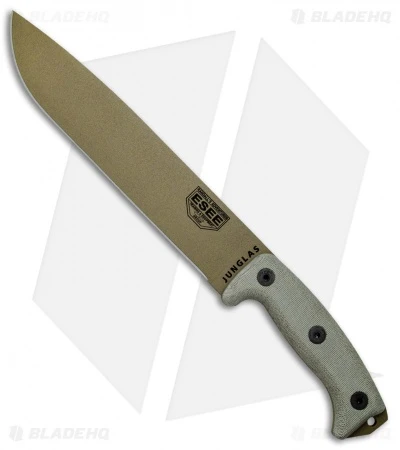 ESEE Junglas Survival Fixed Blade Knife + Sheath (10.5" Dark Earth) 3 ESEE Junglas Survival Fixed Blade Knife + Sheath (10.5" Dark Earth)