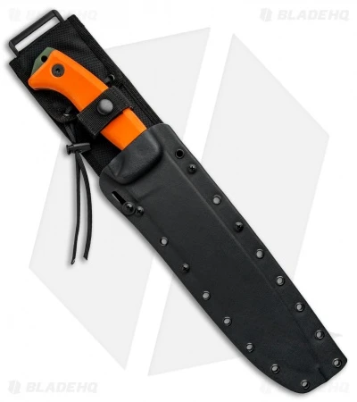 ESEE Junglas Survival Fixed Blade Knife Orange (10.4" OD Green) 5 ESEE Junglas Survival Fixed Blade Knife Orange (10.4" OD Green) - Image 3