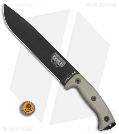 ESEE Junglas Survival Fixed Blade Knife + Sheath (10.5" Black) 6 ESEE Junglas Survival Fixed Blade Knife + Sheath (10.5" Black) - Image 4