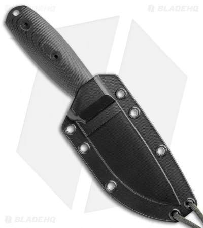 ESEE Knives ESEE-3PMB-001 Fixed Blade Knife Black G-10 (3.88" Black) 5 ESEE Knives ESEE-3PMB-001 Fixed Blade Knife Black G-10 (3.88" Black) - Image 3