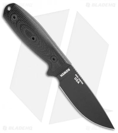 ESEE Knives ESEE-3PMB-001 Fixed Blade Knife Black G-10 (3.88" Black) 4 ESEE Knives ESEE-3PMB-001 Fixed Blade Knife Black G-10 (3.88" Black) - Image 2