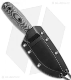 ESEE Knives ESEE-3PMB-002 Fixed Blade Knife Gray/Black G-10 (3.88" Black) 8 ESEE Knives ESEE-3PMB-002 Fixed Blade Knife Gray/Black G-10 (3.88" Black) -ESEE Knife Shop ESEE Knives ESEE 3PMB 002 Gray Black G 10 Black BHQ 105742 jr sheath