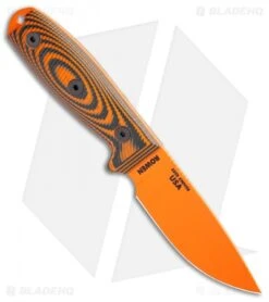 ESEE Knives ESEE-3PMOR-006 Fixed Blade Knife Orange/Black G-10 (3.9" Orange) 8 ESEE Knives ESEE-3PMOR-006 Fixed Blade Knife Orange/Black G-10 (3.9" Orange) -ESEE Knife Shop ESEE Knives ESEE 3PMOR 006 Orange Black G 10 Orange BHQ 105766 jr spine