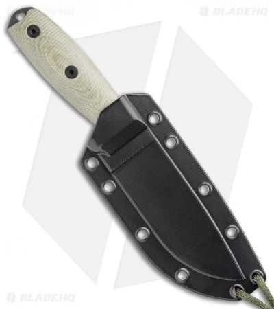 ESEE Knives ESEE-4PB-017 Fixed Blade Knife Natural 3D Micarta (4.5" OD Green) 5 ESEE Knives ESEE-4PB-017 Fixed Blade Knife Natural 3D Micarta (4.5" OD Green) - Image 3