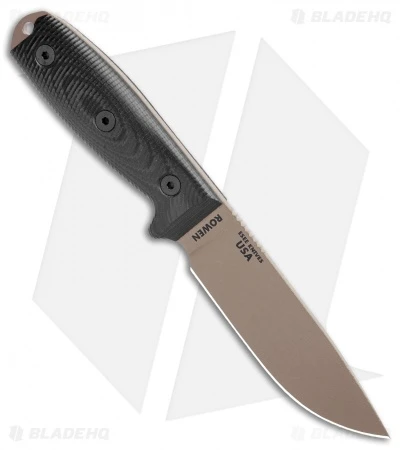 ESEE Knives ESEE-4PDE-001 Fixed Blade Knife Black 3D G-10 (4.5" Dark Earth) 4 ESEE Knives ESEE-4PDE-001 Fixed Blade Knife Black 3D G-10 (4.5" Dark Earth) - Image 2