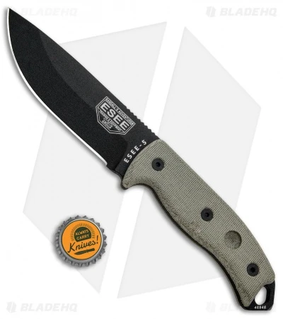 ESEE Knives ESEE-5P Knife (5.25" Black) 6 ESEE Knives ESEE-5P Knife (5.25" Black) - Image 4
