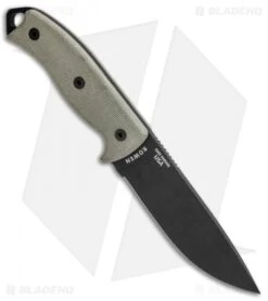 ESEE Knives ESEE-5P Knife (5.25" Black) 8 ESEE Knives ESEE-5P Knife (5.25" Black) -ESEE Knife Shop ESEE Knives ESEE 5P Black RC5PBK BHQ 4326 jr spine
