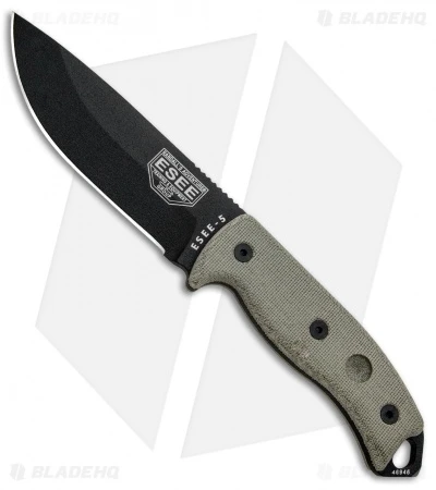ESEE Knives ESEE-5P Knife (5.25" Black) 3 ESEE Knives ESEE-5P Knife (5.25" Black)