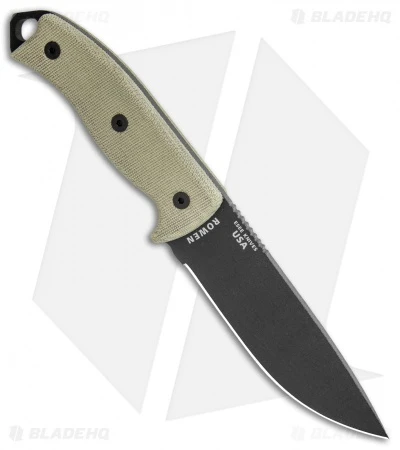 ESEE Knives ESEE-5P-KO-BK Fixed Blade Knife (5.25" Black) *No Sheathing* 4 ESEE Knives ESEE-5P-KO-BK Fixed Blade Knife (5.25" Black) *No Sheathing* - Image 2