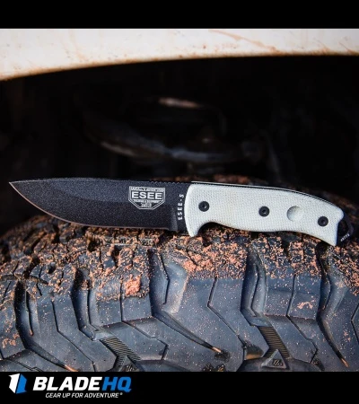 ESEE Knives ESEE-5P Knife (5.25" Black) 7 ESEE Knives ESEE-5P Knife (5.25" Black) - Image 5