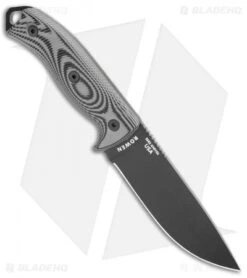 ESEE Knives ESEE-5PB-002 Fixed Blade Knife Gray/Black 3D G-10 (5.25" Black) -ESEE Knife Shop ESEE Knives ESEE 5PB 002 Gray Black 3D G 10 Black BHQ 105812 jr spine