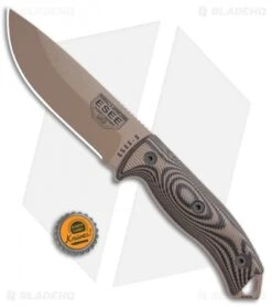 ESEE Knives ESEE-5PDE-005 Fixed Blade Knife Coyote/Black 3D G-10 (5.25" Tan) 11 ESEE Knives ESEE-5PDE-005 Fixed Blade Knife Coyote/Black 3D G-10 (5.25" Tan) -ESEE Knife Shop ESEE Knives ESEE 5PDE 005 Coyote Black 3D G 10 Tan BHQ 105815 jr bottlecap