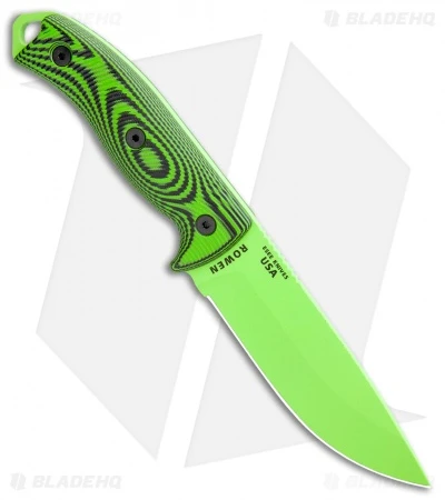 ESEE Knives ESEE-5PVG-007 Fixed Blade Knife Green/Black 3D G-10 (5.25" Green) 4 ESEE Knives ESEE-5PVG-007 Fixed Blade Knife Green/Black 3D G-10 (5.25" Green) - Image 2