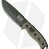 ESEE Knives ESEE-5S-KO-OD Fixed Blade Knife (5.25" OD Green Serr) *No Sheathing* -ESEE Knife Shop ESEE Knives ESEE 5S KO OD OD Green serr BHQ 46301 er jr