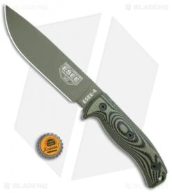 ESEE Knives ESEE-6POD-003 Fixed Blade Knife OD Green/Black 3d G-10 (6.5" OD) 11 ESEE Knives ESEE-6POD-003 Fixed Blade Knife OD Green/Black 3d G-10 (6.5" OD) -ESEE Knife Shop ESEE Knives ESEE 6POD 003 OD Green Black 3D G 10 OD Green BHQ 105820 jr bottlecap 2