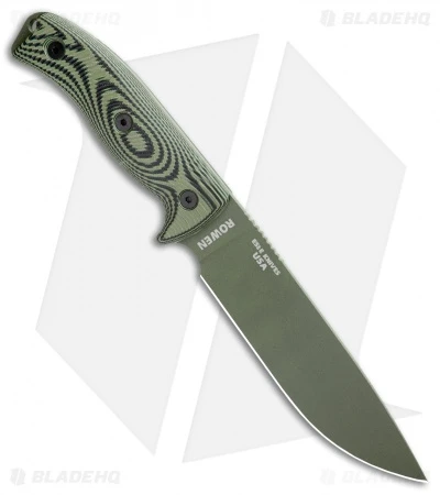ESEE Knives ESEE-6POD-003 Fixed Blade Knife OD Green/Black 3d G-10 (6.5" OD) 4 ESEE Knives ESEE-6POD-003 Fixed Blade Knife OD Green/Black 3d G-10 (6.5" OD) - Image 2