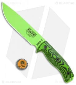 ESEE Knives ESEE-6PVG-007 Fixed Blade Knife Green/Black 3D G-10 (6.5" Green) 12 ESEE Knives ESEE-6PVG-007 Fixed Blade Knife Green/Black 3D G-10 (6.5" Green) -ESEE Knife Shop ESEE Knives ESEE 6PVG 007 Green Black 3D G 10 Green BHQ 105822 jr bottlecap