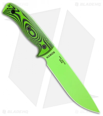 ESEE Knives ESEE-6PVG-007 Fixed Blade Knife Green/Black 3D G-10 (6.5" Green) 4 ESEE Knives ESEE-6PVG-007 Fixed Blade Knife Green/Black 3D G-10 (6.5" Green) - Image 2