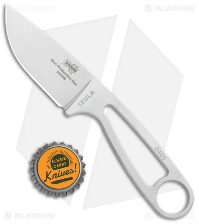 ESEE Knives Izula S35VN Neck Knife W/ Sheath (2.75" Stonewash) 7 ESEE Knives Izula S35VN Neck Knife W/ Sheath (2.75" Stonewash) - Image 5