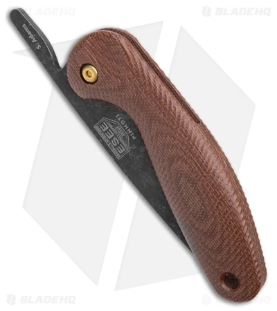 ESEE Knives Pinhoti Friction Folder Knife Brown Sculpted Micarta (3.25" BSW) 4 ESEE Knives Pinhoti Friction Folder Knife Brown Sculpted Micarta (3.25" BSW) - Image 2