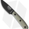ESEE Knives ESEE-3 Fixed Blade Knife Green Micarta (3.88" Stonewash 1095HC) 2 ESEE Knives ESEE-3 Fixed Blade Knife Green Micarta (3.88" Stonewash 1095HC) -ESEE Knife Shop ESEE Model 3 Traditional Handle BHQ 83392 jr