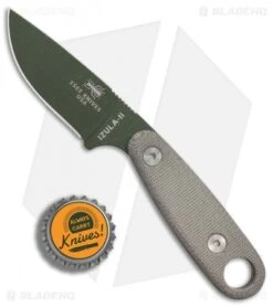 ESEE Knives Izula-II OD Green Survival Concealed Carry Neck Knife W/ Kit Extras 11 ESEE Knives Izula-II OD Green Survival Concealed Carry Neck Knife W/ Kit Extras -ESEE Knife Shop Esee Izula II OD Green Survival Concealed Carry Neck knife kit extras BHQ 10748 er bottlecap