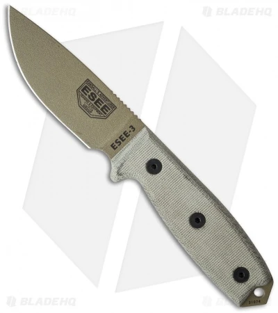 ESEE Knives ESEE-3P-MB-DE Knife Sheath & MOLLE Back (3.88" Dark Earth) 3 ESEE Knives ESEE-3P-MB-DE Knife Sheath & MOLLE Back (3.88" Dark Earth)