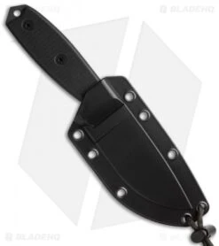 ESEE Knives ESEE-3P-TG-B Knife Black G-10 (3.88" Gray) 6 ESEE Knives ESEE-3P-TG-B Knife Black G-10 (3.88" Gray) -ESEE Knife Shop esee 3p tg b black fixed sheath