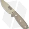 ESEE Knives ESEE-3PM-MB-DT Knife Green Sheath & MOLLE Back (3.88" Tan Plain) -ESEE Knife Shop esee 3pm dt